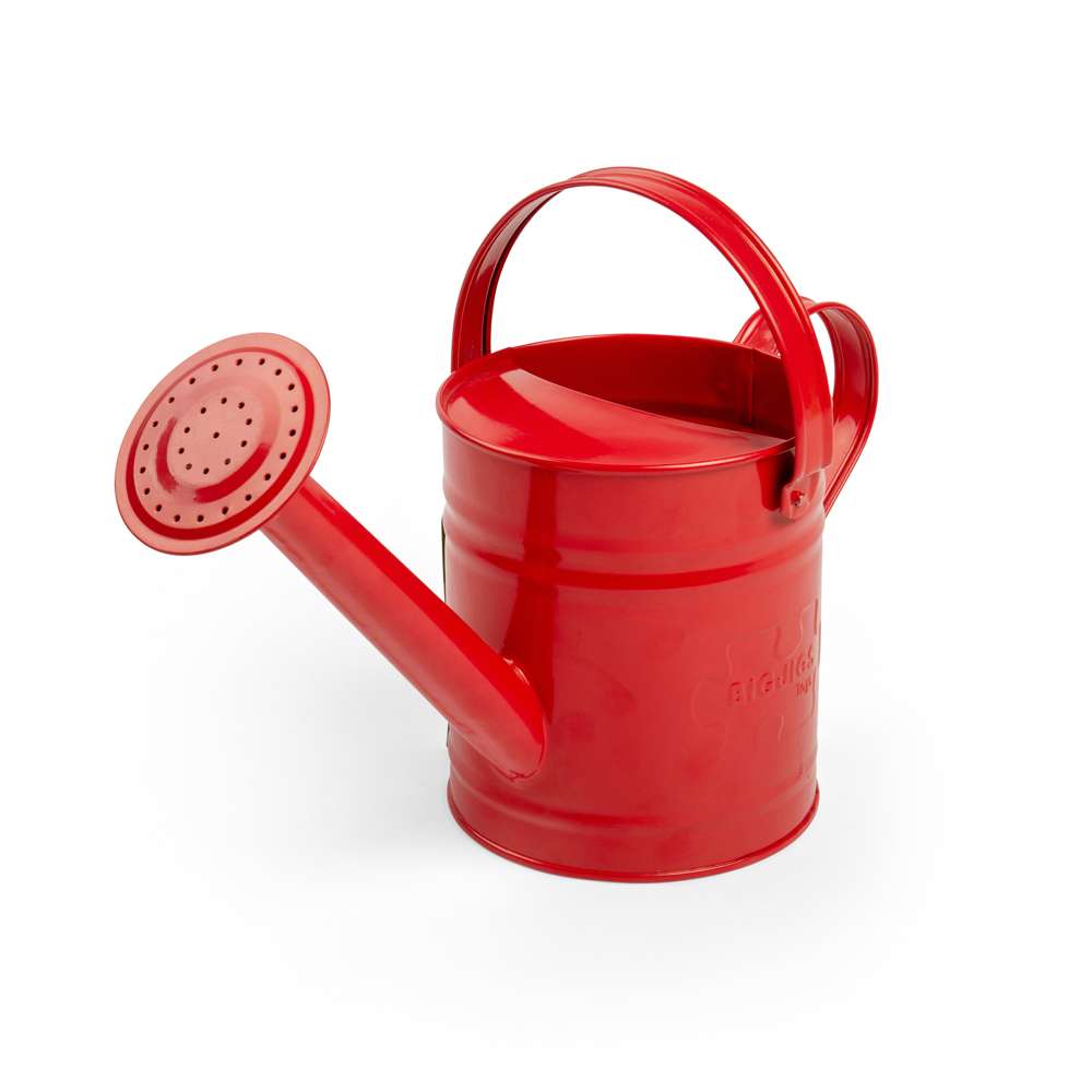Red Metal Watering Can
