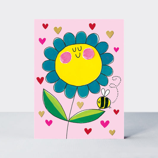 Notecards Smiley Flower