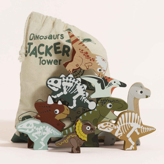 Jurassic Stacking Dino & Bag