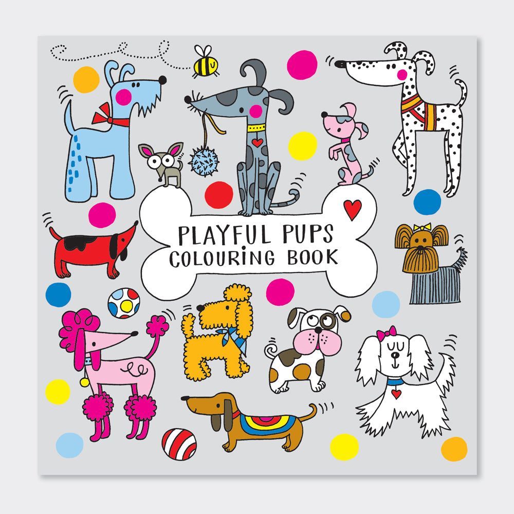 Playful Pups Colouring Books