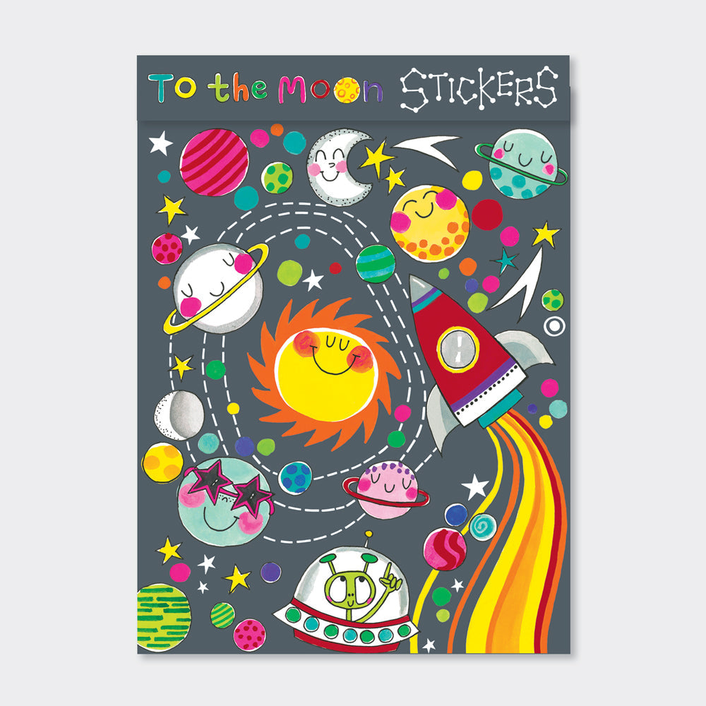 Stickers to the Moon