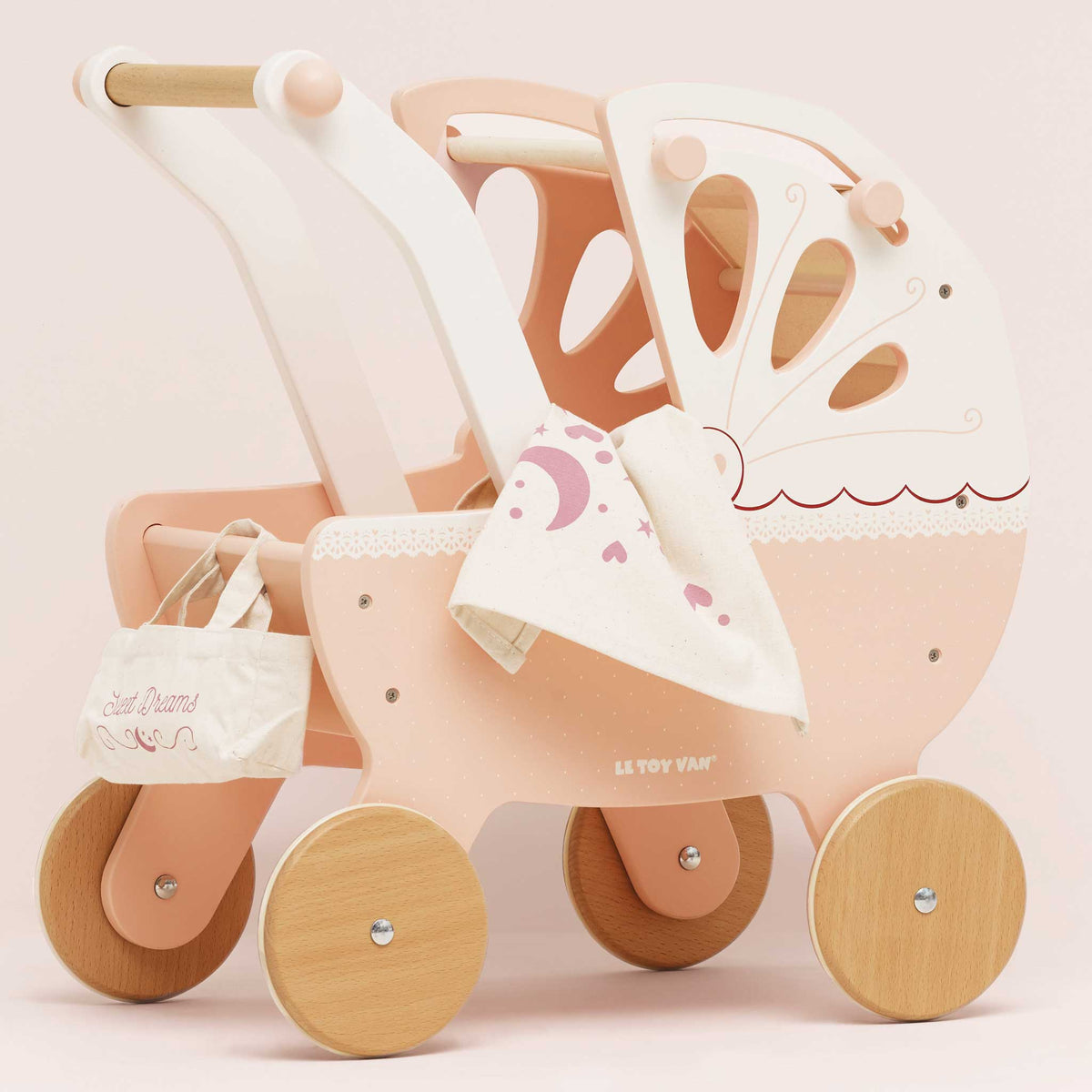 Retro Wooden Pram