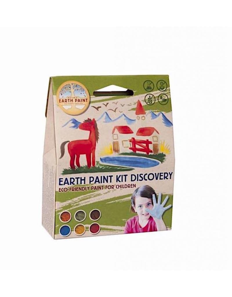 Natural Earth Paint children's Discovery kit with six pigment colours