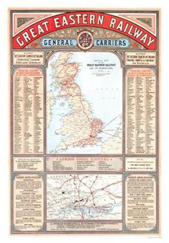 Map of Gt eastern Railway | Groverly Puzzles