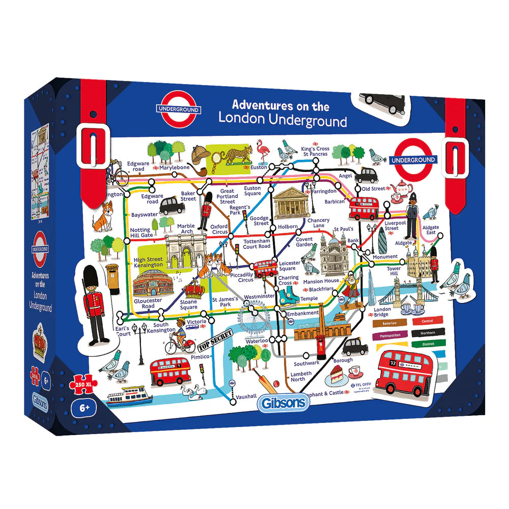 Adventures on the London Underground 250pc | Gibsons