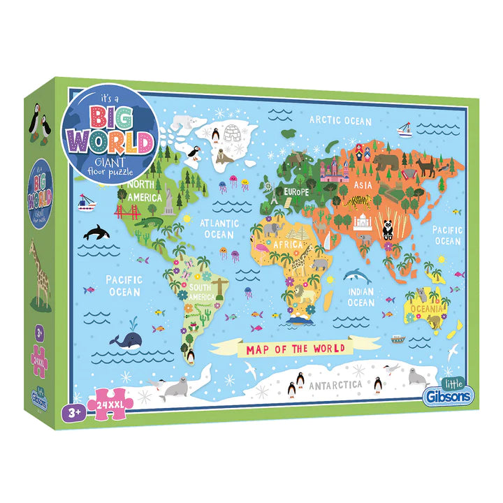 Its a Big World 24pc | Gibsons