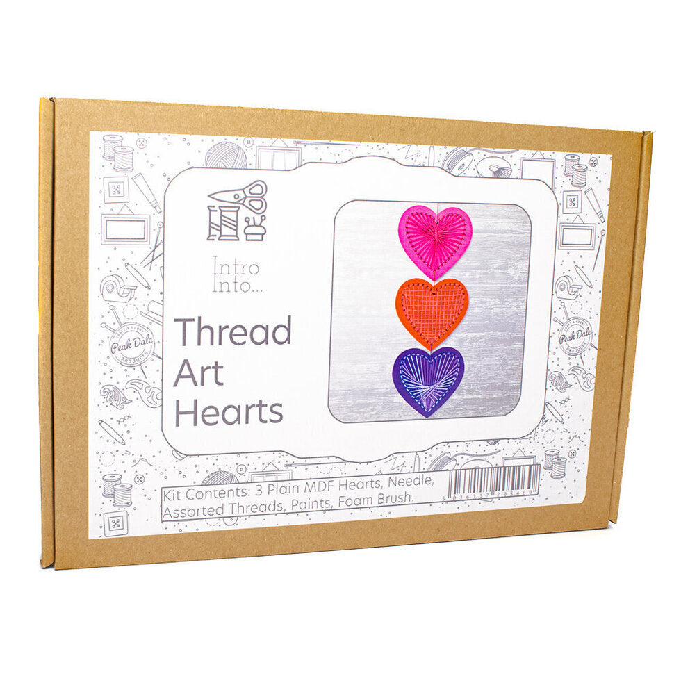 Intro into Thread Art Heart | Peak Dale