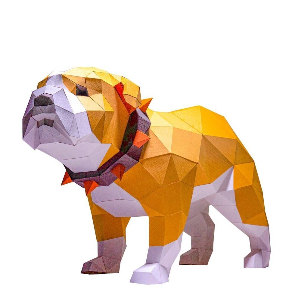 Papercraft World Bulldog | Peak Dale