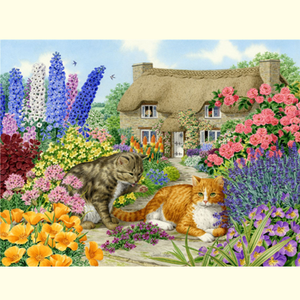 Spring Cottage with Cats