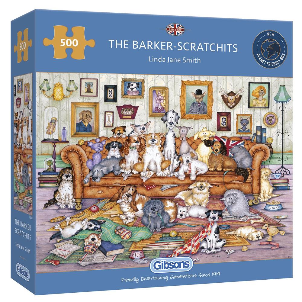 Gibsons The Barker-Scratchits 500 Piece Puzzle