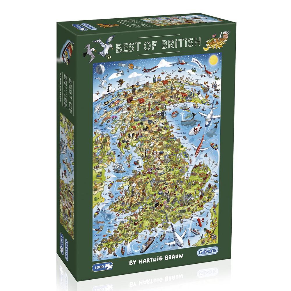 Best Of British 1000 Piece Puzzle | Gibsons