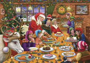 Christmas Dinner at Santa's Workshop | AJP Puzzles