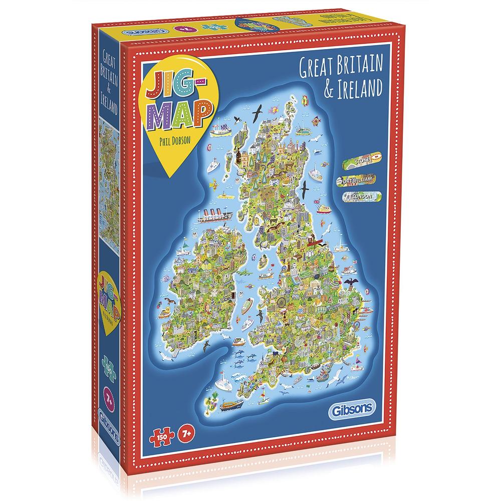 Jigmap - GB & Ireland Puzzle