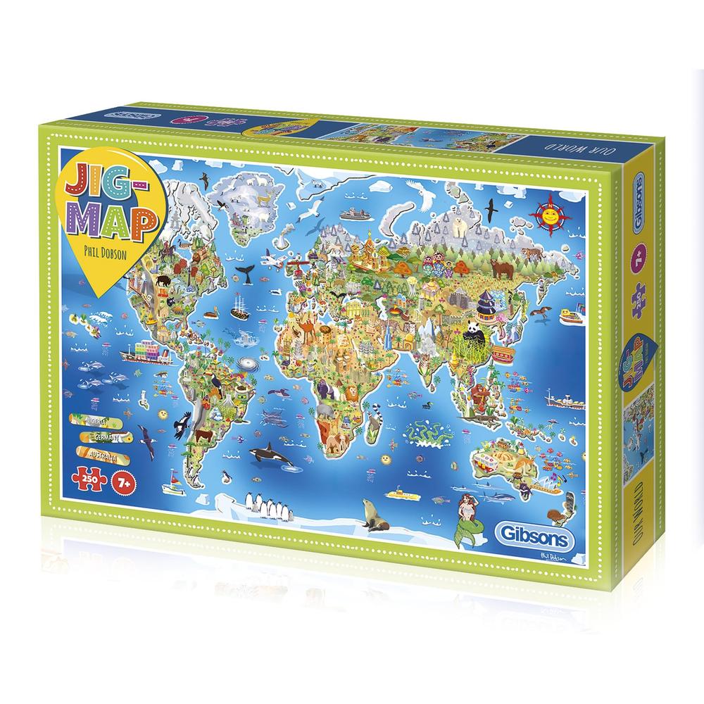 Jig Map Our World | Gibsons