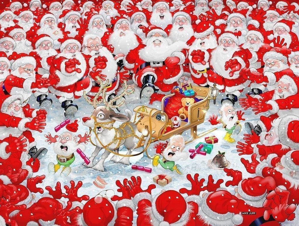 The Christmas Scramble by Mike Jupp 500 piece | AJP Puzzles