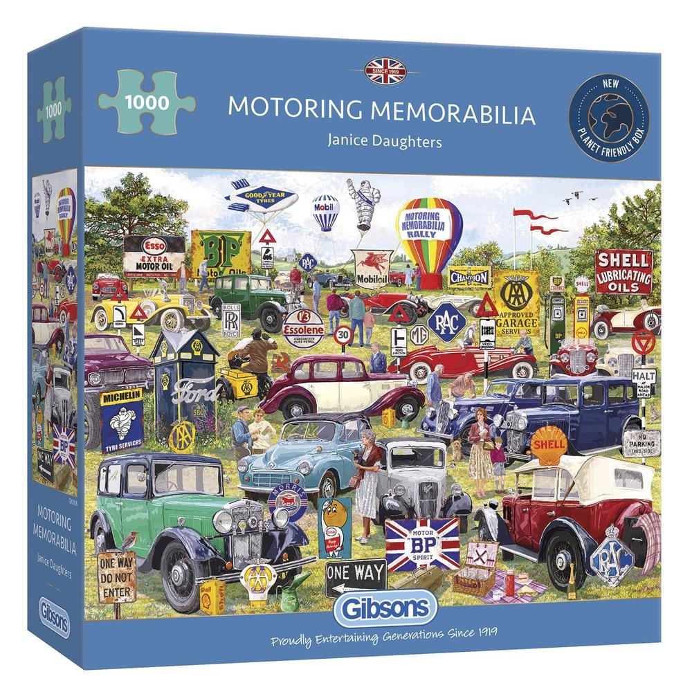 Motoring Memorabilia 1000pc | Gibsons
