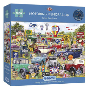 Motoring Memorabilia 1000pc | Gibsons