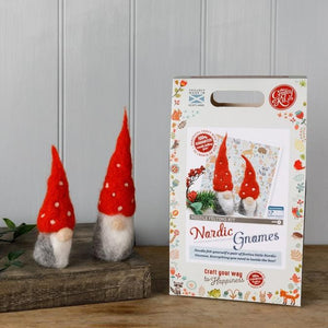 Nordic Gnomes Needle Felt Kit | The Craft Kit Company